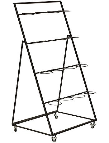 Présentoir pour 16 fleurs en acier H149cm MEIKA