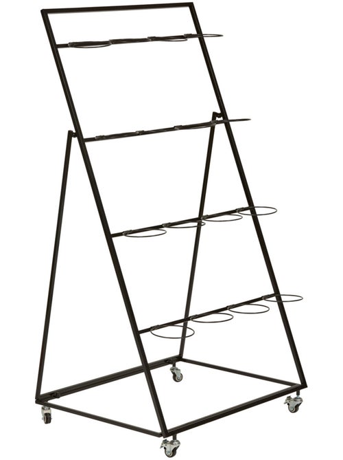 Présentoir pour 16 fleurs en acier H149cm MEIKA - Kiabi