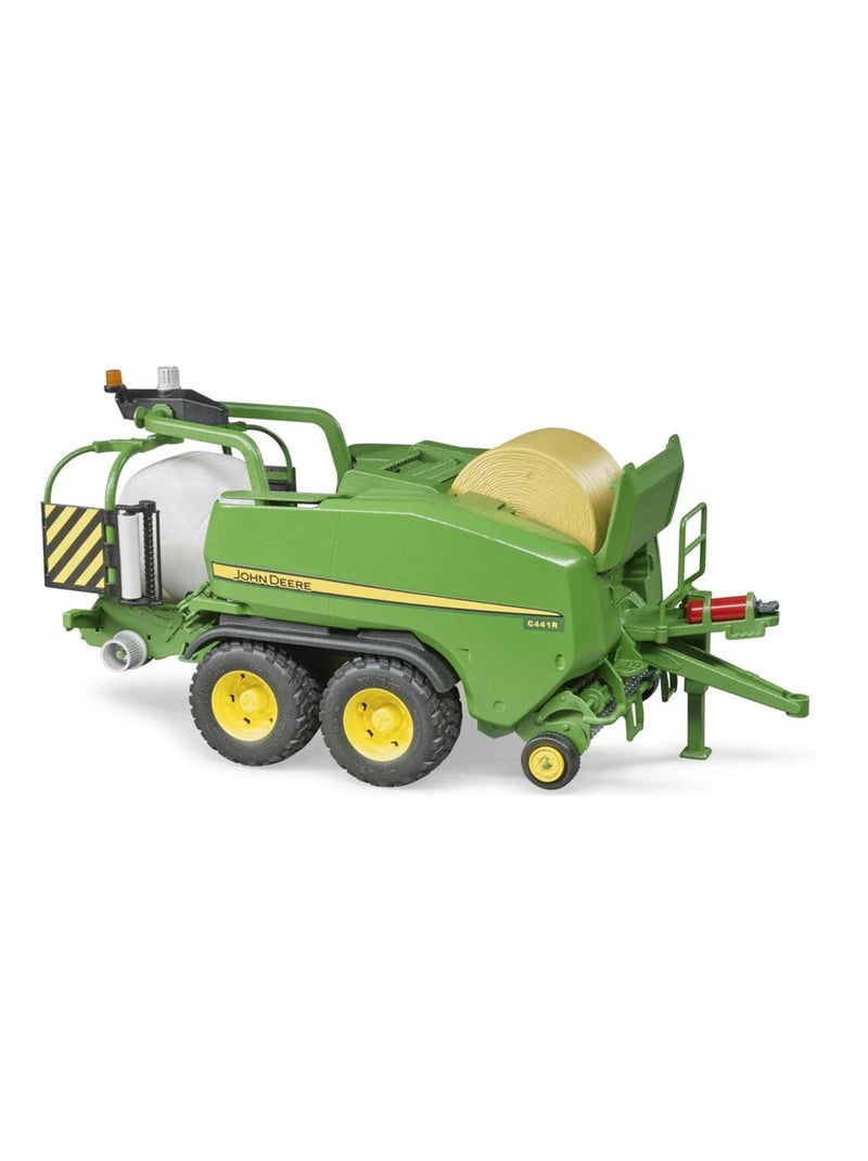 Presse enrubanneuse à balles rondes John Deere C441R Vert - Kiabi