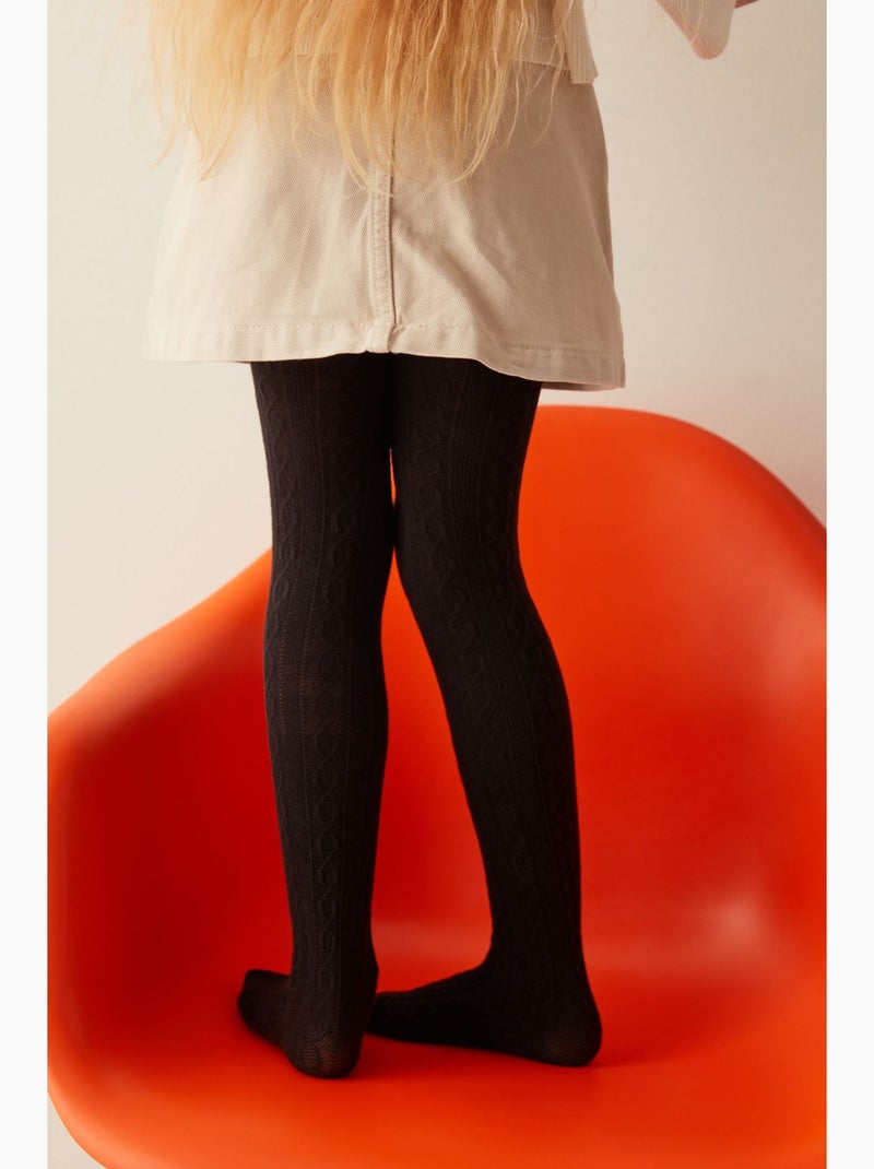 Pretty karina collant penti Noir - Kiabi