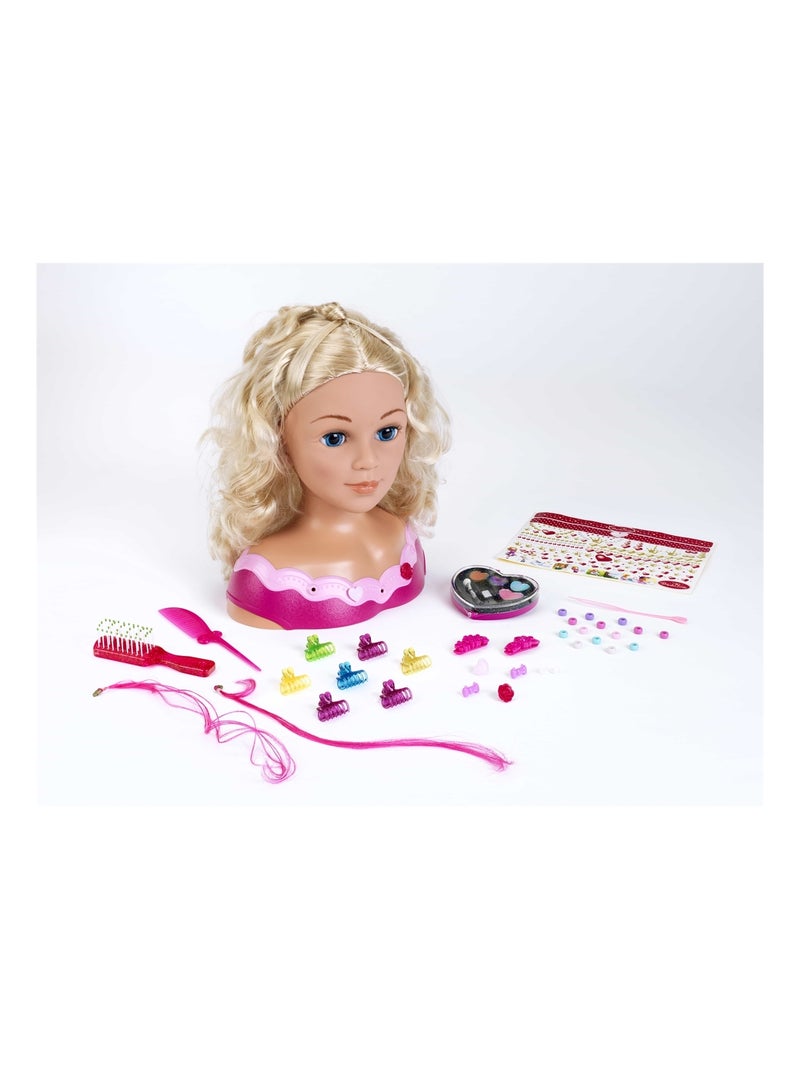 Princess Coralie Tête à coiffer et à maquiller Multicolore - Kiabi