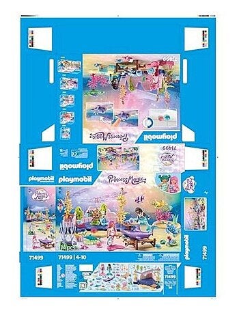 Princess Magic 71499 - Centre de Soin des sirènes pour Animaux Marins - Dès 4 Ans