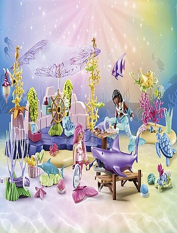 Princess Magic 71499 - Centre de Soin des sirènes pour Animaux Marins - Dès 4 Ans