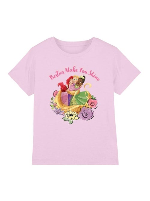 Princesse Disney - T-shirt motifs Ariel, Raiponce et Tiana (Ariel, Raiponce, Tiana) - Kiabi