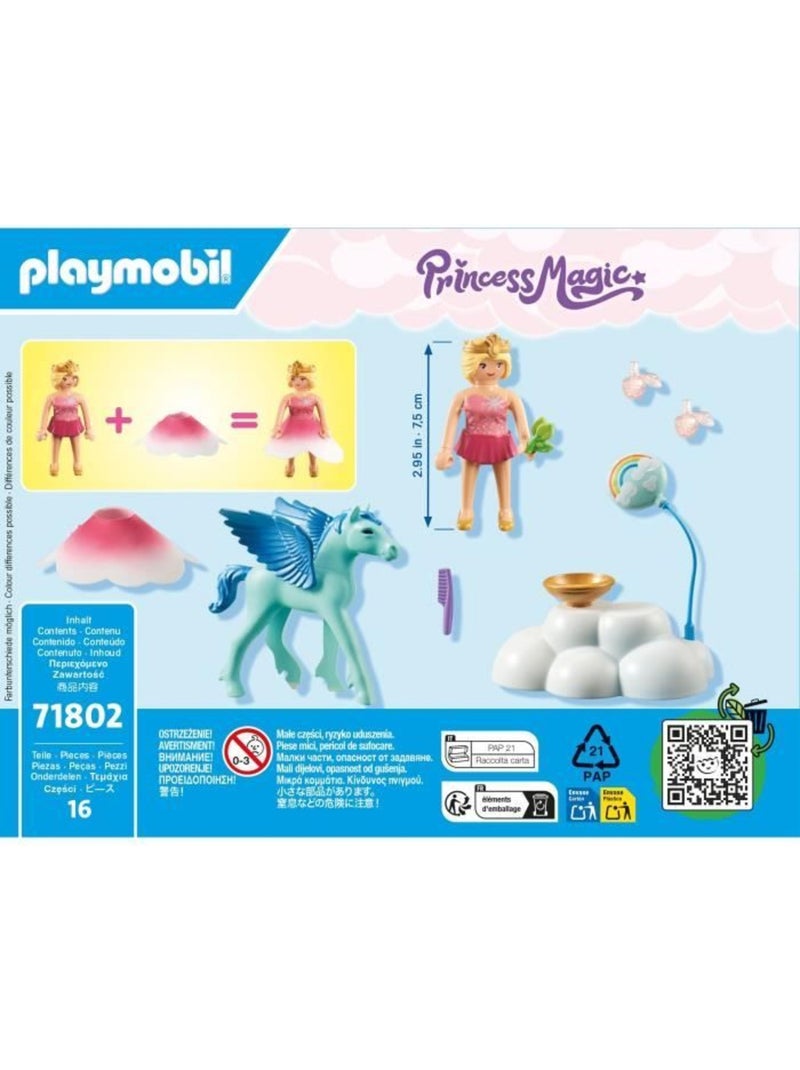 Princesse et poulain ailé, nuage et accessoires N/A - Kiabi