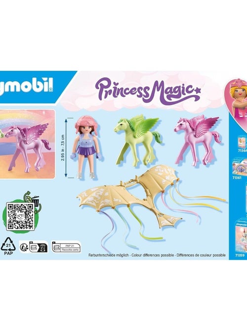 Princesse et poulains ailés - Princesse Magic - Kiabi