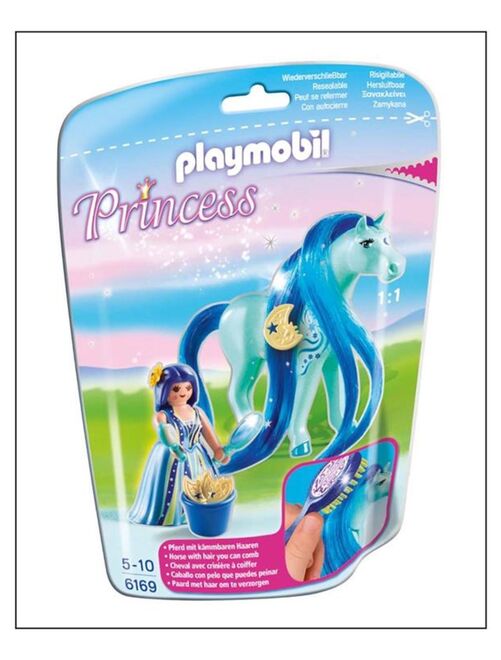 Princesses - Princesse Bleuet avec cheval à coiffer - Kiabi