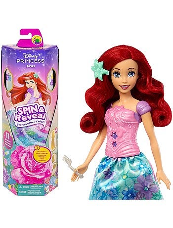Princesses Disney Spin & Reveal-Poupée Ariel
