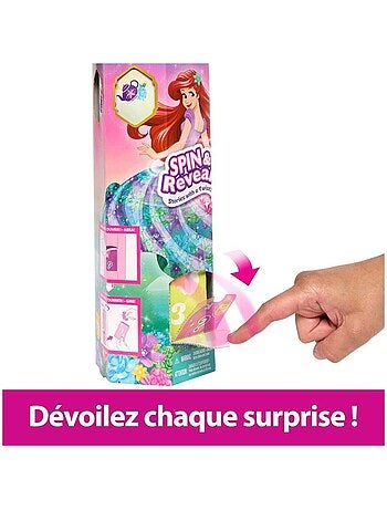 Princesses Disney Spin & Reveal-Poupée Ariel