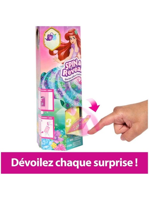Princesses Disney Spin & Reveal-Poupée Ariel - Kiabi Princesses Disney Spin & Reveal-Poupée Ariel - Kiabi