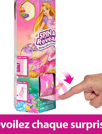 Princesses Disney Spin & Reveal-Poupée Raiponce