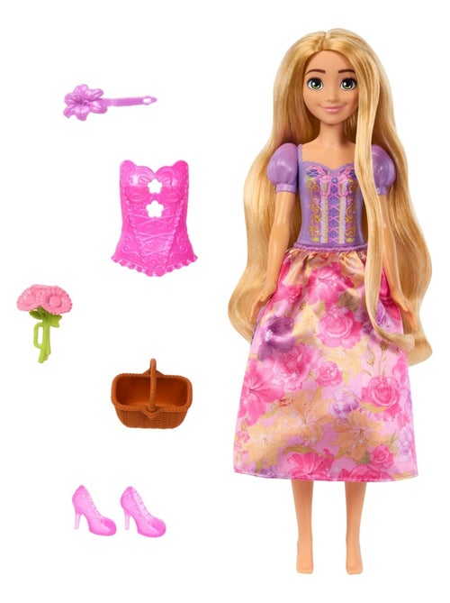Princesses Disney Spin & Reveal-Poupée Raiponce - Kiabi