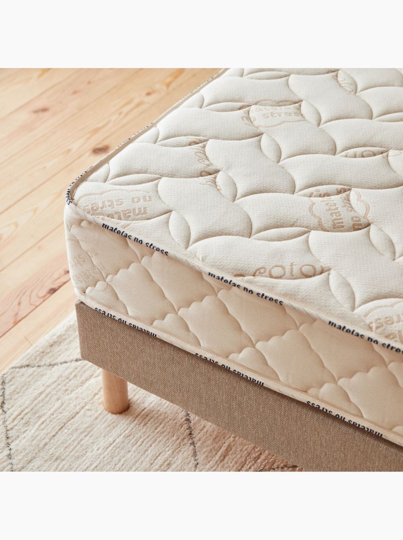 Privilège moelleux : matelas 100% latex naturel. 7 zones de confort - 21 cm Blanc - Kiabi
