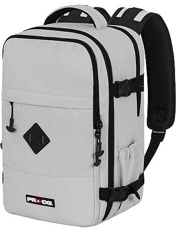 PRO-DG Gris Sac à dos Mercury 2.0 Voyage Cabine Avion 40x20x25cm, Gris