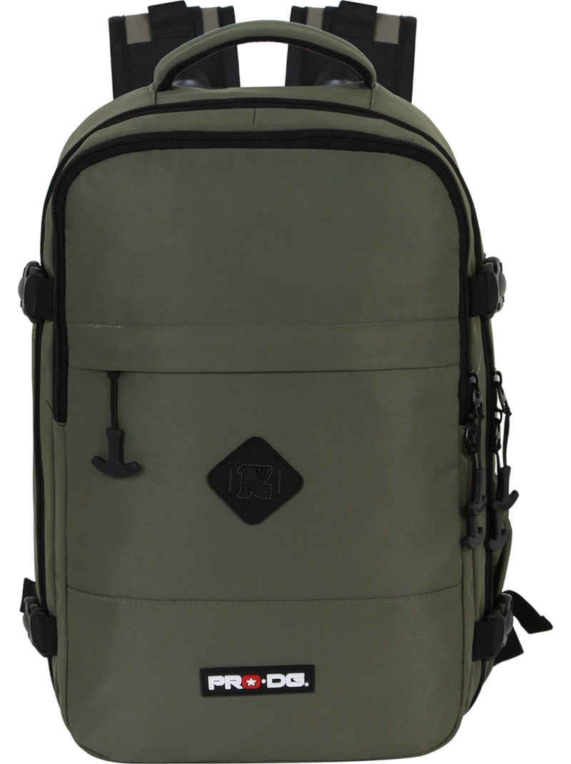PRO-DG Khaki Sac à dos Mercury 2.0 Voyage Cabine Avion 40x20x25cm, Vert Militaire Vert kaki - Kiabi