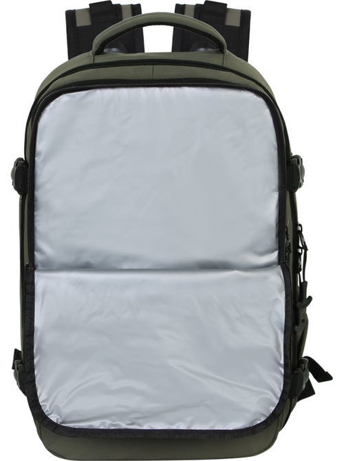PRO-DG Khaki Sac à dos Mercury 2.0 Voyage Cabine Avion 40x20x25cm, Vert Militaire - Kiabi