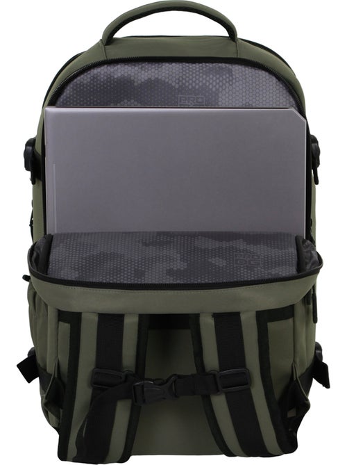 PRO-DG Khaki Sac à dos Mercury 2.0 Voyage Cabine Avion 40x20x25cm, Vert Militaire - Kiabi