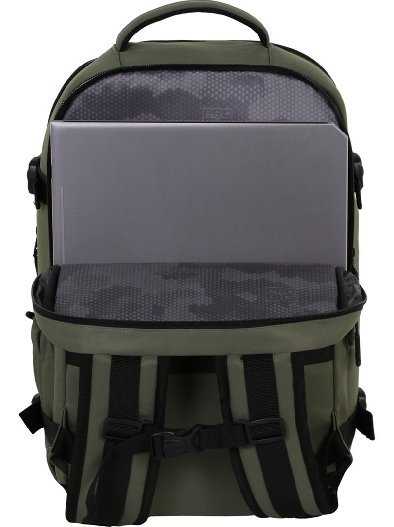 PRO-DG Khaki Sac à dos Mercury 2.0 Voyage Cabine Avion 40x20x25cm, Vert Militaire Vert kaki - Kiabi