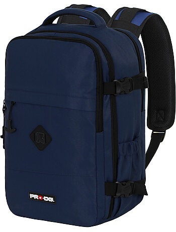 PRO-DG Navy Sac à dos Mercury 2.0 Voyage Cabine Avion 40x20x25cm, Bleu Foncé