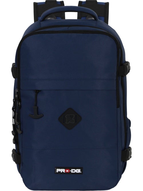 PRO-DG Navy Sac à dos Mercury 2.0 Voyage Cabine Avion 40x20x25cm, Bleu Foncé - Kiabi