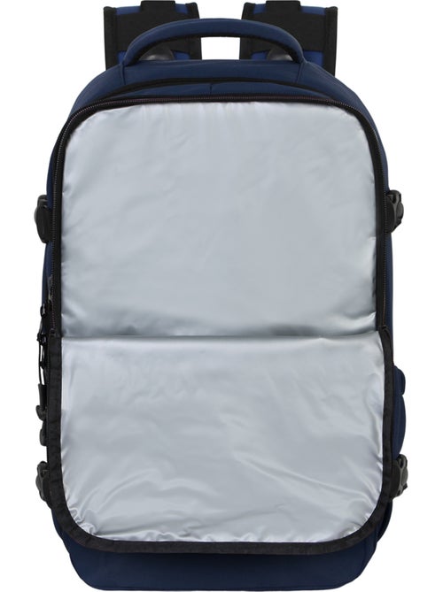 PRO-DG Navy Sac à dos Mercury 2.0 Voyage Cabine Avion 40x20x25cm, Bleu Foncé - Kiabi