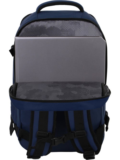 PRO-DG Navy Sac à dos Mercury 2.0 Voyage Cabine Avion 40x20x25cm, Bleu Foncé - Kiabi