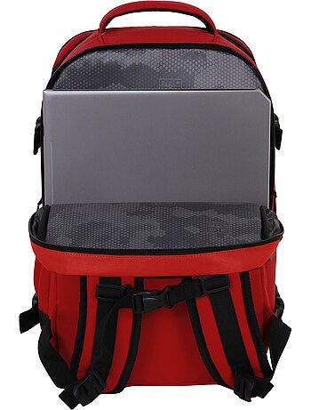 PRO-DG Rouge Sac à dos Mercury 2.0 Voyage Cabine Avion 40x20x25cm, Rouge