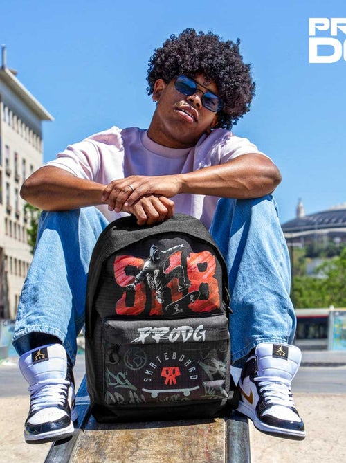 PRO-DG SK8 Sac à dos HS FAN 2.2, Noir - Kiabi