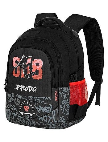 PRO-DG SK8 Sac à dos Running PLUS, Noir