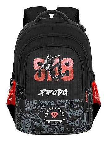 PRO-DG SK8 Sac à dos Running PLUS, Noir