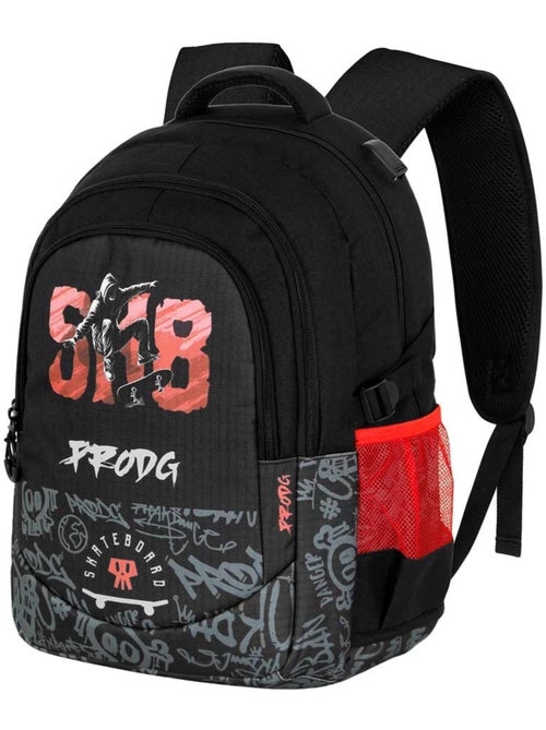 PRO-DG SK8 Sac à dos Running PLUS, Noir - Kiabi