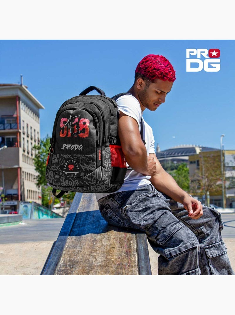 PRO-DG SK8 Sac à dos Running PLUS, Noir Noir - Kiabi