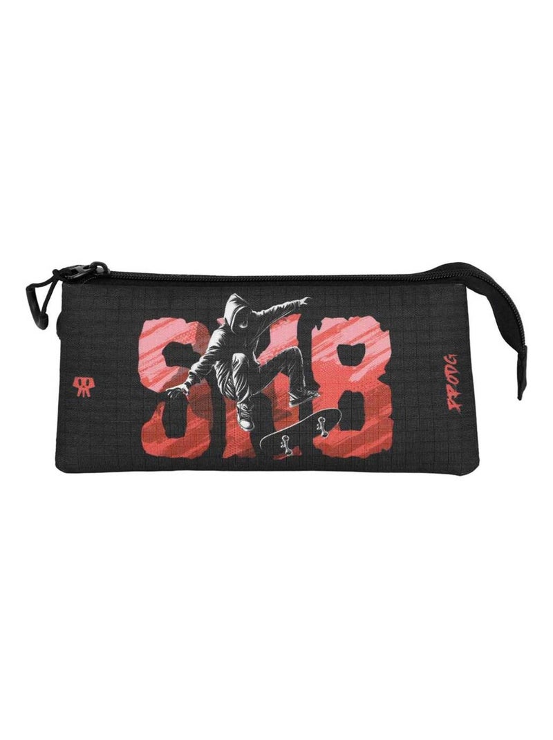 PRO-DG SK8 Trousse Triple, Noir Noir - Kiabi