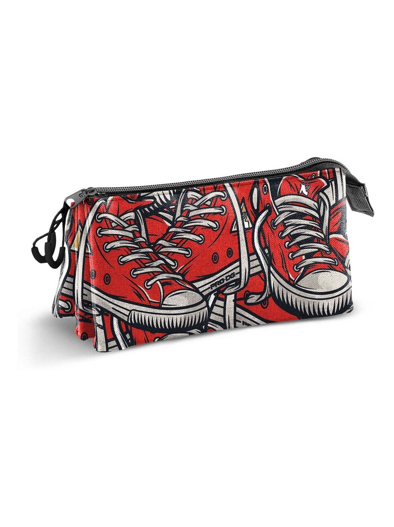 PRO-DG Sneak Trousse Triple, Rouge Rouge - Kiabi