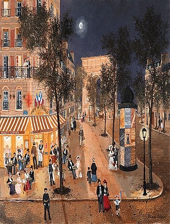 Proche de la place de l'Étoile Delacroix