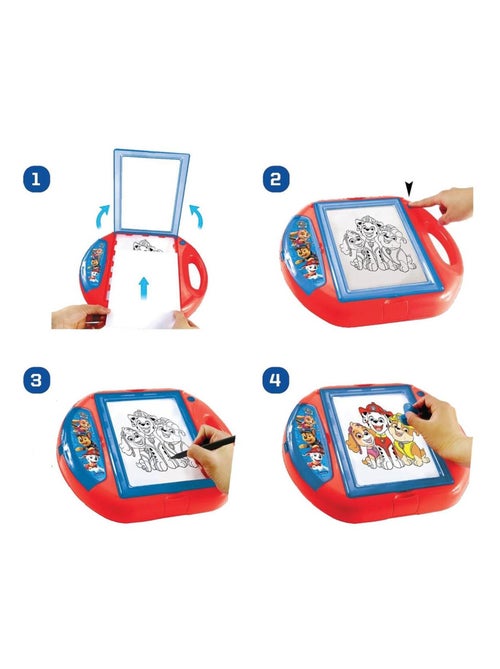 Projecteur à dessin Pat’ Patrouille avec modèles et tampons - Kiabi