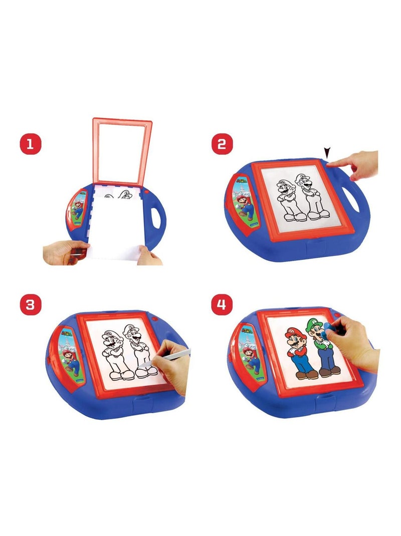 Projecteur à dessin Super Mario avec modèles et tampons N/A - Kiabi