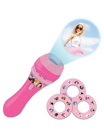 Projecteur à histoires et lampe torche Barbie