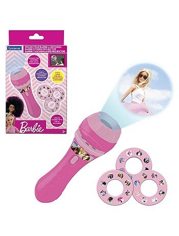 Projecteur à histoires et lampe torche Barbie