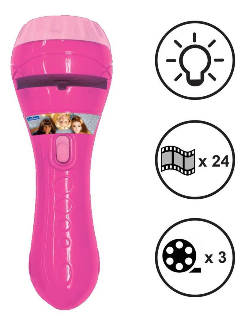 Projecteur à histoires et lampe torche Barbie Rose - Kiabi
