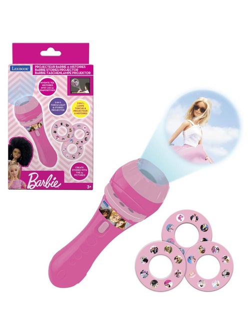 Projecteur à histoires et lampe torche Barbie - Kiabi