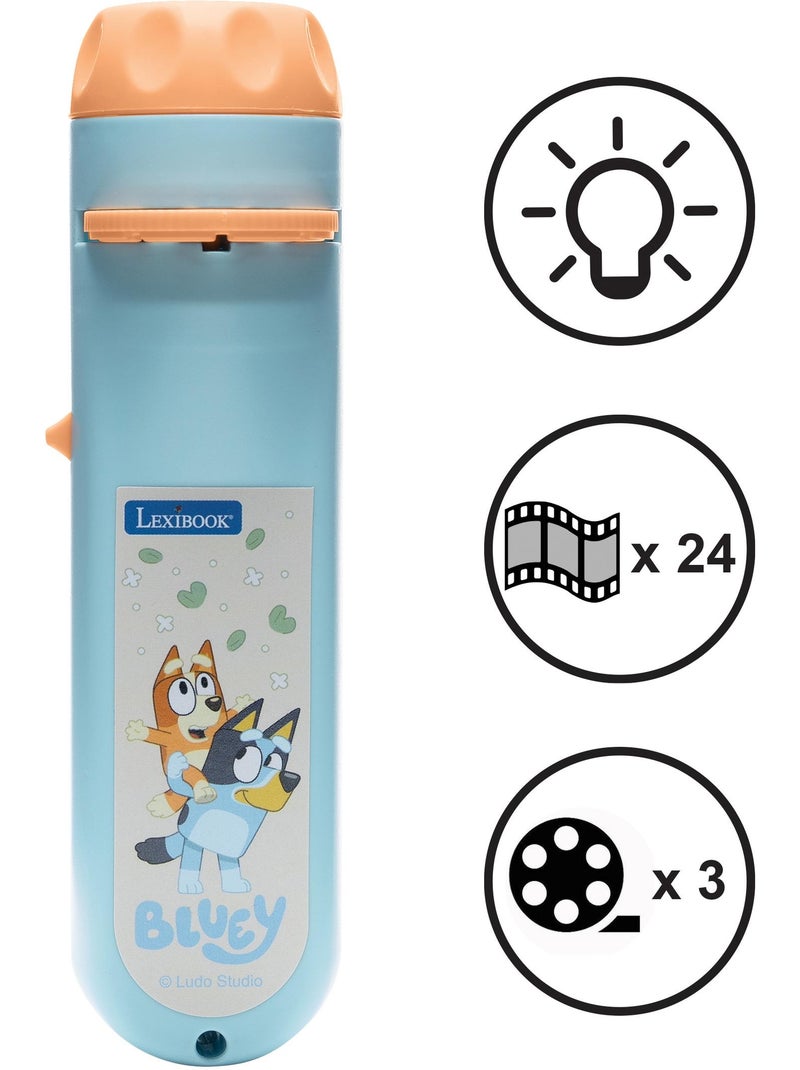 Projecteur à histoires et lampe torche Bluey Bleu - Kiabi