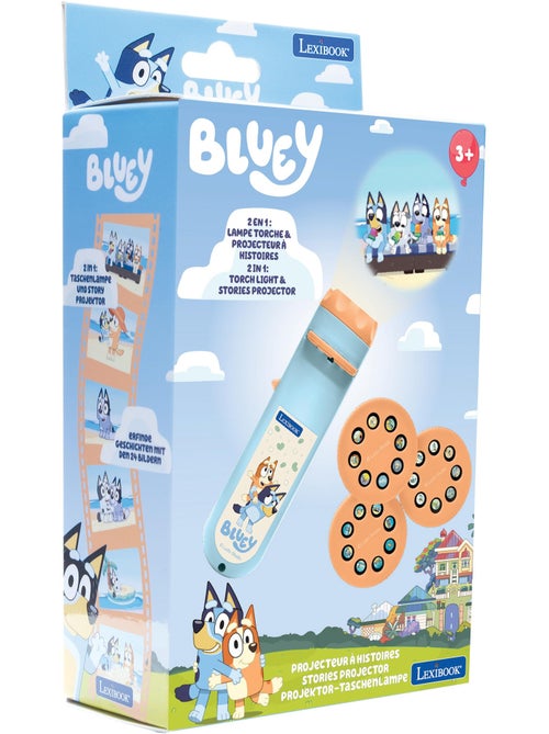 Projecteur à histoires et lampe torche Bluey - Kiabi Projecteur à histoires et lampe torche Bluey - Kiabi