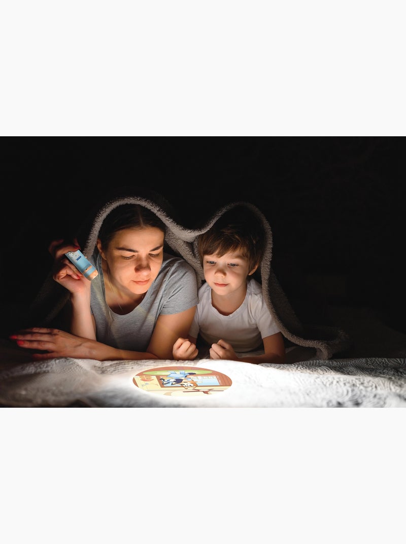 Projecteur à histoires et lampe torche Bluey Bleu - Kiabi