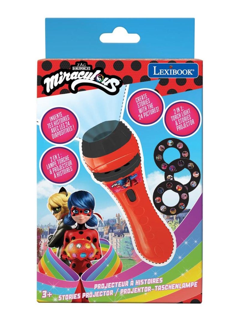 Projecteur à histoires et lampe torche Miraculous Rouge - Kiabi