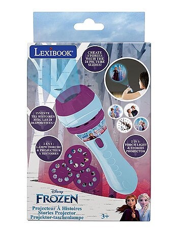 Projecteur à histoires et lampe torche Reine des Neiges