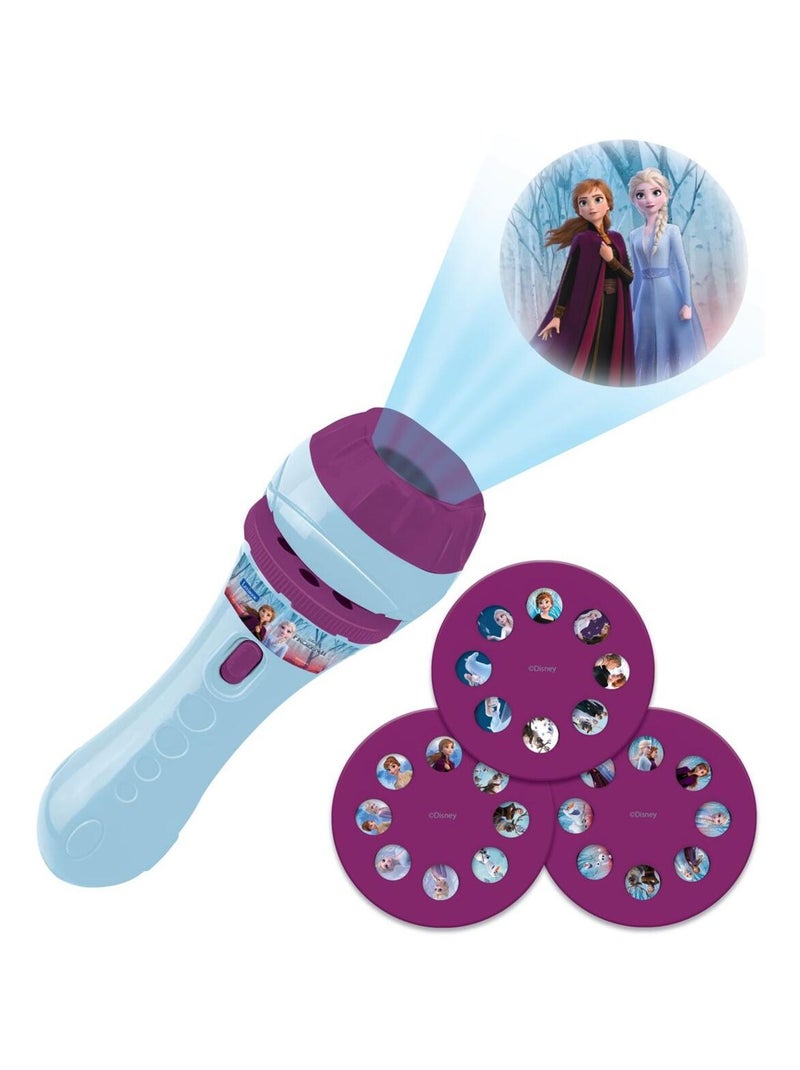 Projecteur à histoires et lampe torche Reine des Neiges Bleu - Kiabi