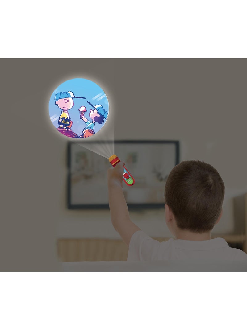 Projecteur à histoires et lampe torche snoopy Rouge - Kiabi