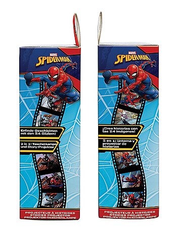 Projecteur à histoires et lampe torche SpiderMan