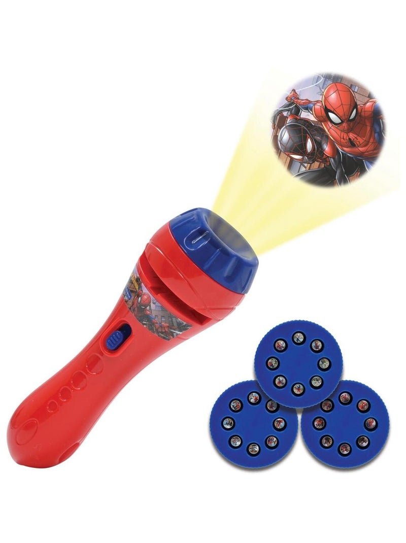 Projecteur à histoires et lampe torche SpiderMan Rouge - Kiabi